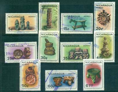 Nicaragua-1965-Indian-Artifacts-FU-lot43217