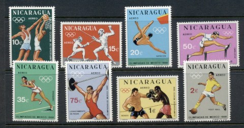 Nicaragua-1968-Summer-Olympics-Mexico-City-MUH