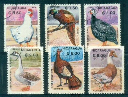 Nicaragua-1985-Birds-CTO