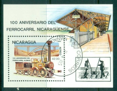 Nicaragua-1985-German-Train-MS-CTO