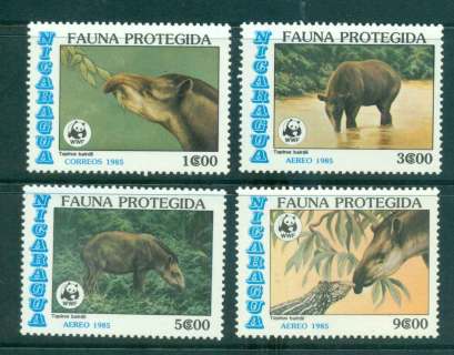 Nicaragua-1985-Protected-Wildlife-MLH-lot43181