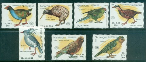 Nicaragua-1990-Birds-MUH