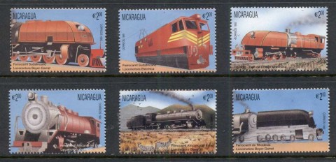 Nicaragua-1995-Trains-MUH