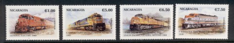 Nicaragua-1999-Trains-MUH