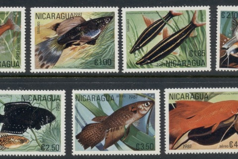 Nicaragua-1981-Freshwater-Fish-MUH
