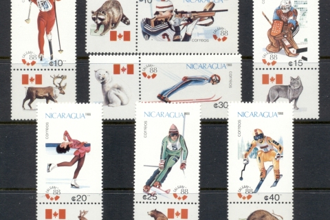 Nicaragua-1988-Winter-Olympics-Calgary-MUH