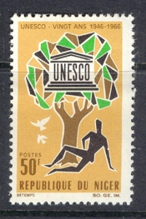 Niger 1966 UNESCO 20th Anniversary