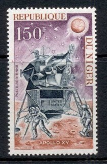 Niger 1971 Apollo 15 Moon Landing