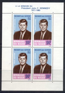 Niger 1963 JFK Kennedy MS