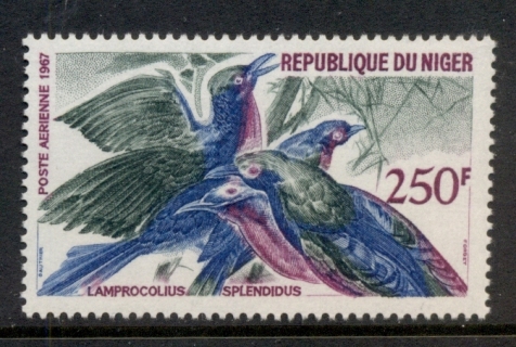 Niger 1968 Bird. Splendid Glossy Starling