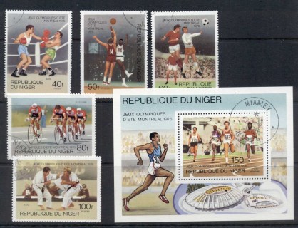 Niger 1976 Summer Olympics Montreal + MS