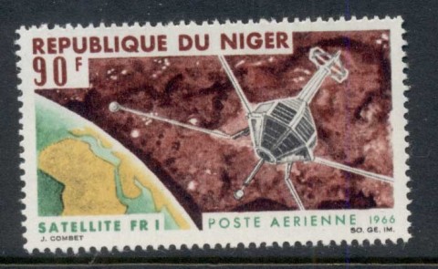 Niger 1966 French Space Achievements 90f