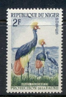 Niger 1959-60 Crested Cranes 2f