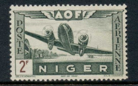 Niger 1942 Air Mail 2f