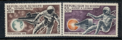 Niger 1966 Astronauts White & Leonov