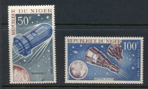 Niger 1966 Russian & American Achievements in Space