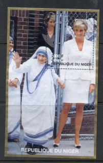 Niger-1997 Princess Diana & Mother Theresa MS