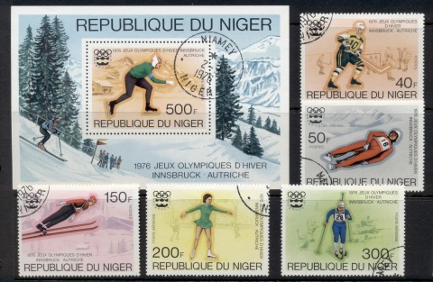 Niger 1976 Winter Olympics Innsbruck + MS