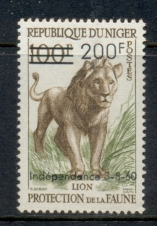 Niger 1960 Lion Surch. Independence