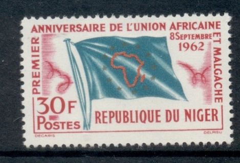 Niger 1962 African Malagache Union