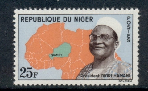 Niger 1962 Pres. Diori Hamani