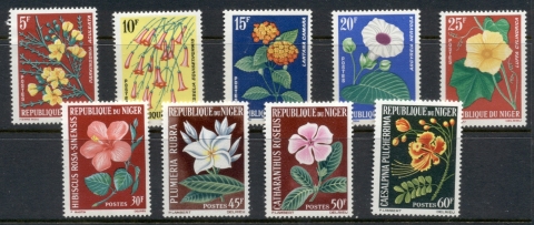 Niger 1964-65 Flowers