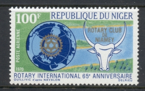 Niger 1970 Rotary Intl. 65th Anniv.