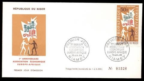 Niger 1964 Europ Afrique FDC