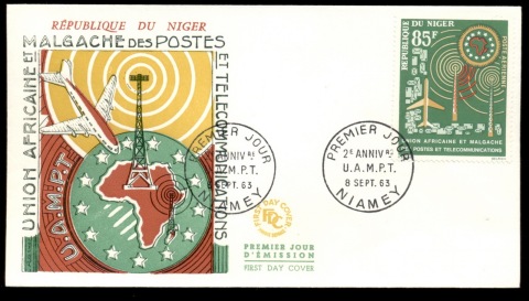 Niger 1963 African Postal Union FDC