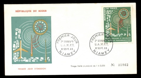 Niger 1963 African Postal Union FDC