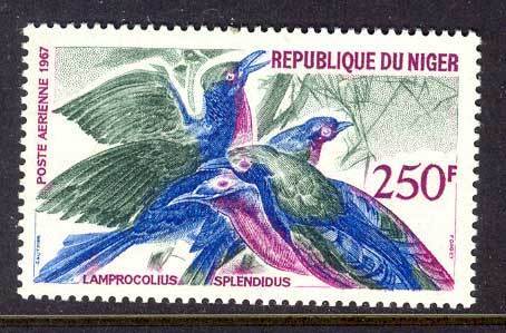 Niger 1961 Nubian Carmine Bee Eater Niger 1961 Nubian Carmine Bee Eater