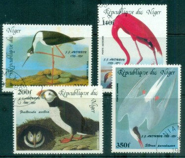 Niger 1985 Audubon Birds