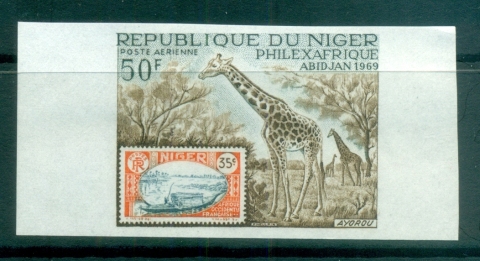 Niger 1969 Philexafrique IMPERF