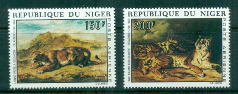 Niger 1973 Paintings by Delacroix