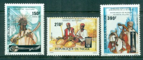 Niger 1985 Traditional Musical Instruments