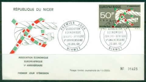 Niger-1968-Europ-Afrique-FDC