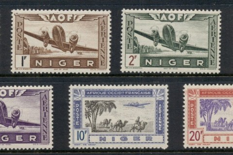 Niger 1942 Airmail to 20f