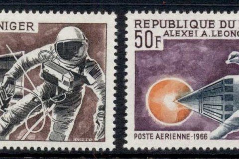 Niger 1966 Space Astronauts, White & Leonov
