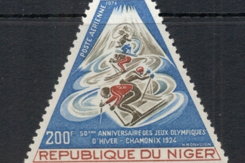 Niger 1974 Winter Olympics 50th Anniv.