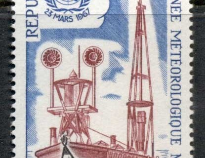 Niger 1967 World Meterological day