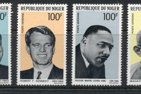 Niger 1968 Non Violence Advocates  Kennedy, King, Gandhi