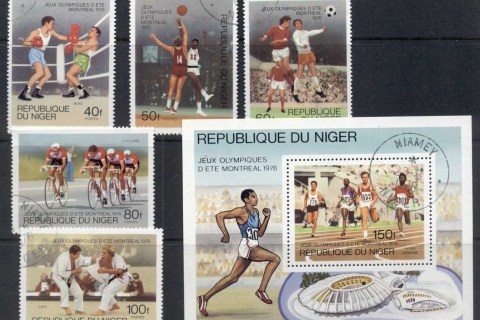 Niger 1976 Summer Olympics Montreal + MS