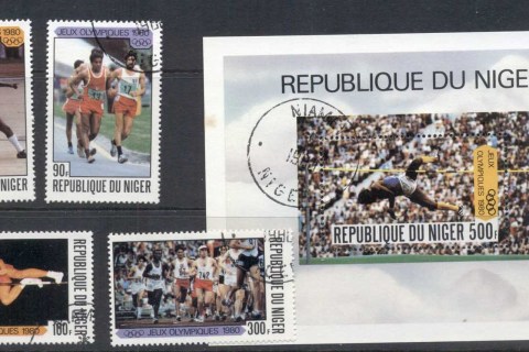 Niger 1980 Summer Olympics Moscow + MS