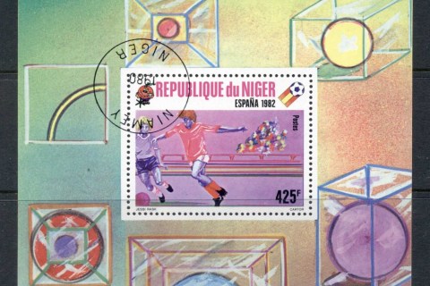 Niger 1982 World Cup Soccer ESPANA MS