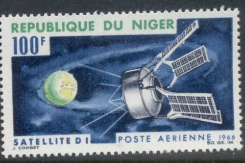 Niger 1966 French Space Achievements 100f