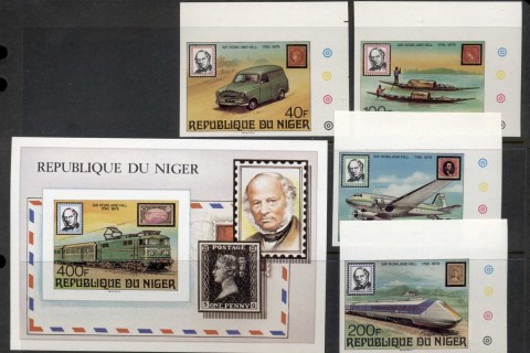 Niger 1979 Sir Rowland Hill Death Centenary +MS IMPER