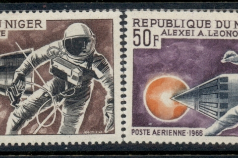 Niger 1966 Astronauts White & Leonov