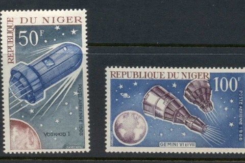 Niger 1966 Russian & American Achievements in Space