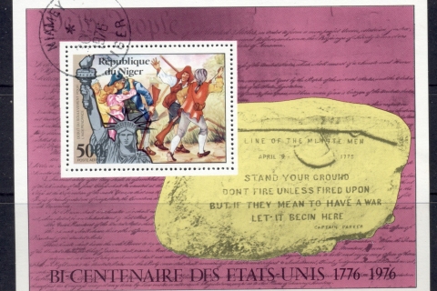 Niger 1976 USA Bicentennial MS