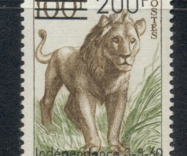 Niger 1960 Lion Surch. Independence